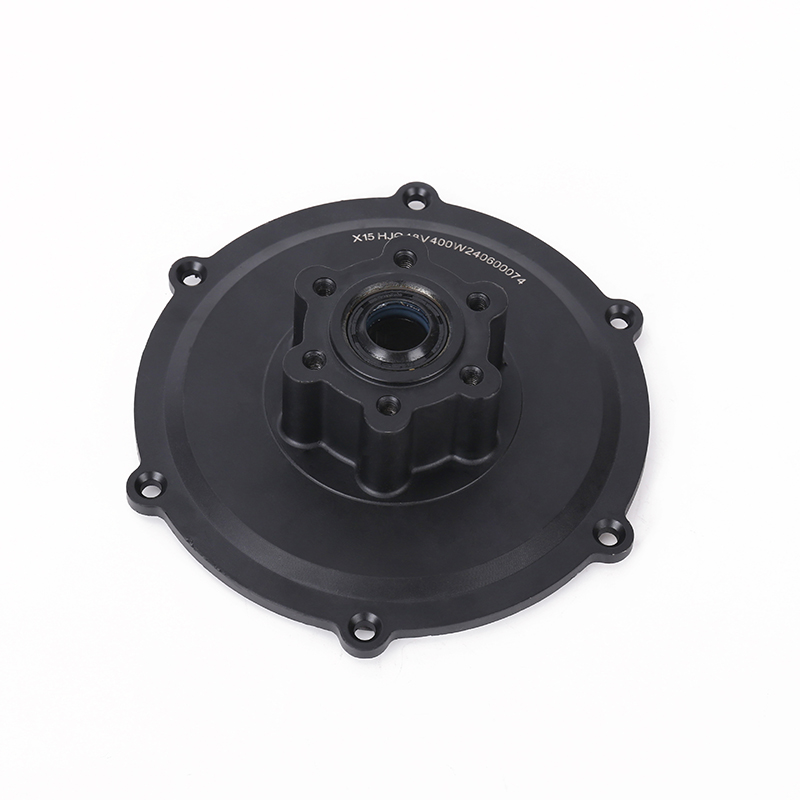 Hub motor end caps